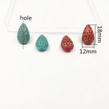 600pcs Acrylic Drop-shape Beads for Jewelry DIY
