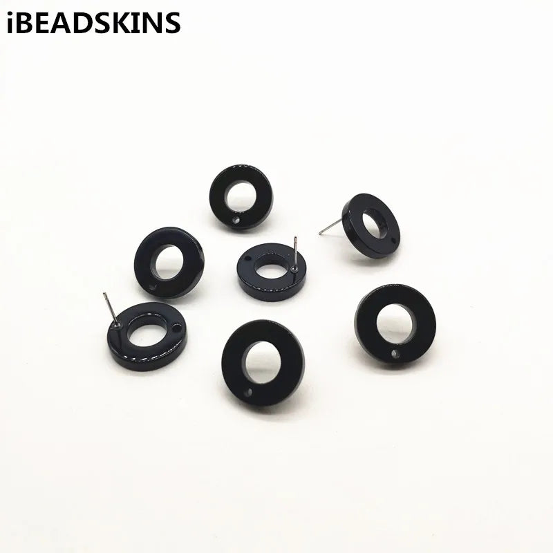 Acetic Acid Earring Studs 18mm 100pcs