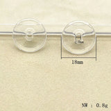 600pcs Clear Round Beads for Necklace Earring DIY Parts