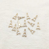 50pcs CZ Tower Shape Charms for Earrings DIY