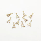 50pcs CZ Tower Shape Charms for Earrings DIY