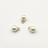 Round Shape Pearl Charm 18x12mm 100pcs for Earring DIY