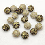 220pcs Bronzing Round Beads Jewelry Findings