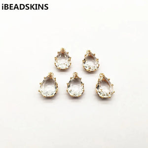 50pcs Drop-Shape Charm Earring Parts - Jewelry Accessories
