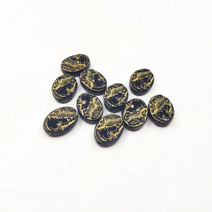 500pcs Acrylic Oval-shape Beads for Necklace, Earrings DIY