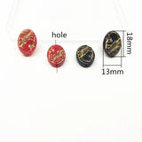500pcs Acrylic Oval-shape Beads for Necklace, Earrings DIY