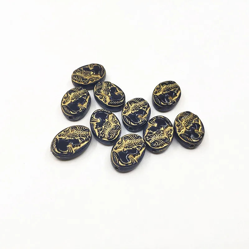 500pcs Acrylic Oval-shape Beads for Necklace, Earrings DIY