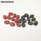 500pcs Acrylic Oval-shape Beads for Necklace, Earrings DIY
