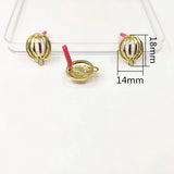 100pcs Semicircle-shape Stud Earring Accessories
