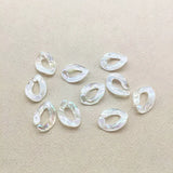 200pcs Clear Double Aurora Chain Beads for Earrings DIY