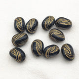 250pcs Bronzing Oval Beads for Necklace Earring DIY Parts