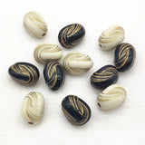 250pcs Bronzing Oval Beads for Necklace Earring DIY Parts