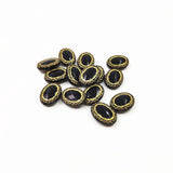 Acrylic Oval Shape Antique Beads for Earrings - 600pcs/lot