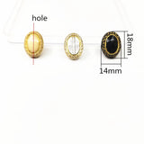 Acrylic Oval Shape Antique Beads for Earrings - 600pcs/lot