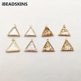 Triangle-Shape Charm for Hand Earring Parts 18x17mm 50pcs