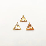 Triangle-Shape Charm for Hand Earring Parts 18x17mm 50pcs
