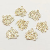 50pcs CZ Flower Charm for DIY Jewelry Making