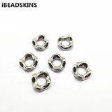 300pcs CCB Twisted Disc Spacer Beads for Earrings/Necklace DIY