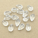 390pcs Clear Drop Shape Beads for Necklace Earring DIY