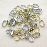 200pcs Gold/Silver Chain-Shaped Beads for DIY Jewelry Findings