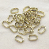 200pcs Gold/Silver Chain-Shaped Beads for DIY Jewelry Findings