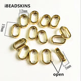 UV Plating Chain-Shape Beads for Jewelry DIY (200pcs)