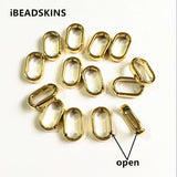 UV Plating Chain-Shape Beads for Jewelry DIY (200pcs)