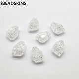 200pcs Clear Crack Stone Acrylic Beads for Earrings DIY