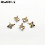 200pcs Rhinestone Star Shape Charm for Earrings Necklace DIY