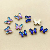 Butterfly Charm for Earrings Making - 50pcs DIY Jewelry Finding