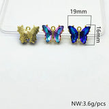 Butterfly Charm for Earrings Making - 50pcs DIY Jewelry Finding