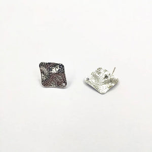 Square Earrings Studs 100pcs for Jewelry DIY