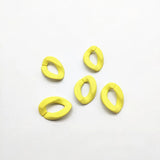 200pcs Rubber Chain-Shape Beads for Earrings Parts, Jewelry Accessories