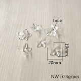 Clear Acrylic Flower Beads 1400pcs for DIY Jewelry Making