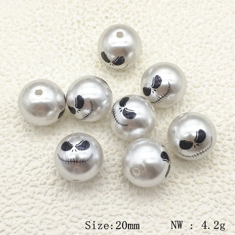 20mm 50pcs Acrylic Round-shape Charm Earring Parts Jewelry Findings
