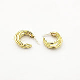 50pcs C-shape Ear Stud for Hand Earrings DIY parts