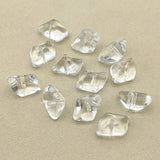 350pcs Clear Stone Shape Beads for Jewelry DIY