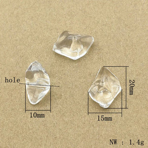 Stone Shape Bead Necklace Earring DIY Parts Jewelry Findings 340pcs