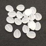 Clear Frosted Drop Beads 320pcs Necklace Earring DIY Parts