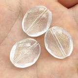 Clear Oval Beads for Necklace Earring DIY Parts