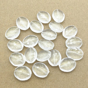 Clear Oval Beads for Necklace Earring DIY Parts