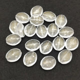 Clear Oval Beads for Necklace Earring DIY Parts