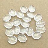 Clear Oval Beads for Necklace Earring DIY Parts