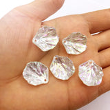 200pcs Aurora/AB Petal Beads for Jewelry Making DIY