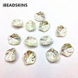 200pcs Aurora/AB Petal Beads for Jewelry Making DIY