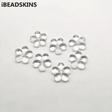 Clear Acrylic Flower Beads for Necklace Earrings Jewelry DIY