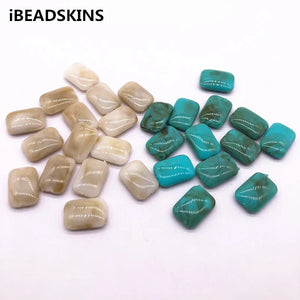 400pcs Acrylic Marble Rectangle Beads for Earrings DIY