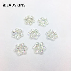21mm 300pcs Aurora/AB Petal Beads Earrings Necklace DIY Jewelry