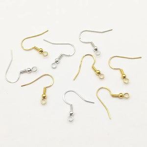 21mm 500pcs Copper Earring Hooks For DIY Earrings