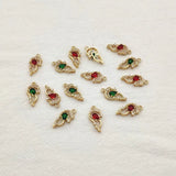Crystal Dolphin Charm for DIY Earrings, 50PCS